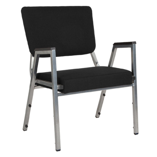 Flash Furniture XU-DG-60443-670-2-BK-GG Hercules Series Bariatric Stacking Arm Chair