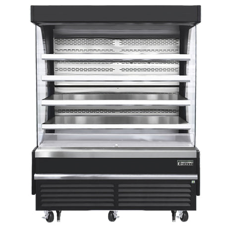 Everest Refrigeration EOMV-72-B-28-T Vertical Open Display Merchandiser 73-1/4"W X 28-3/8"D X 78"H