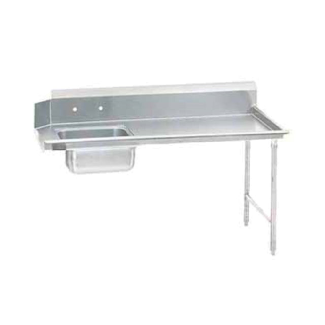 Advance Tabco DTS-S30-108R Straight-Soil Dishtable Attaches To Right Of Dish Machine Operator