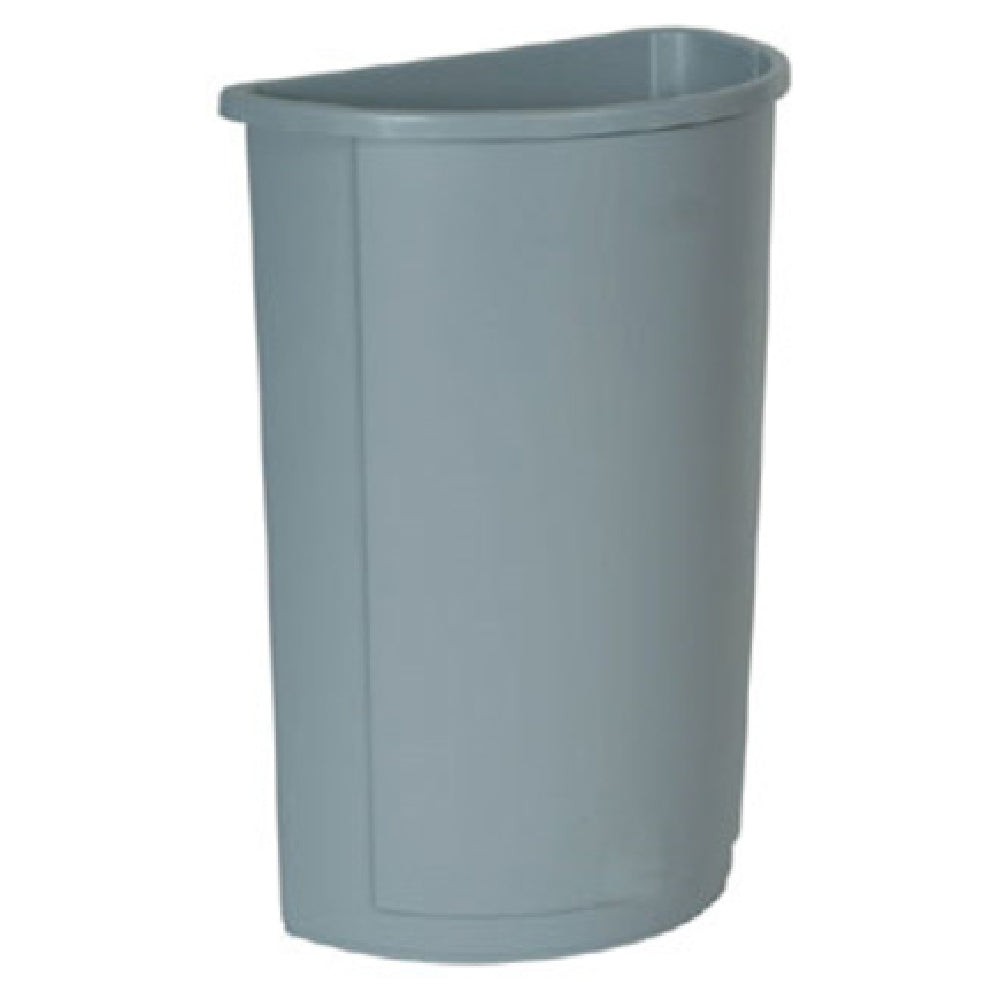 Rubbermaid FG352000GRAY - Untouchable® Container, Half Round, 21 Gallon