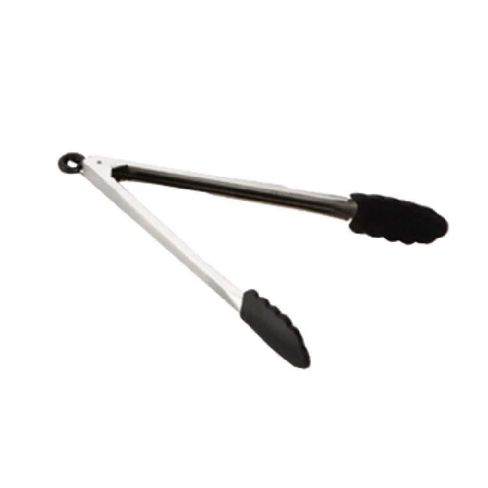 Tablecraft 4012BK Locking Tongs 12" Heat Resistant 400°F/204°C