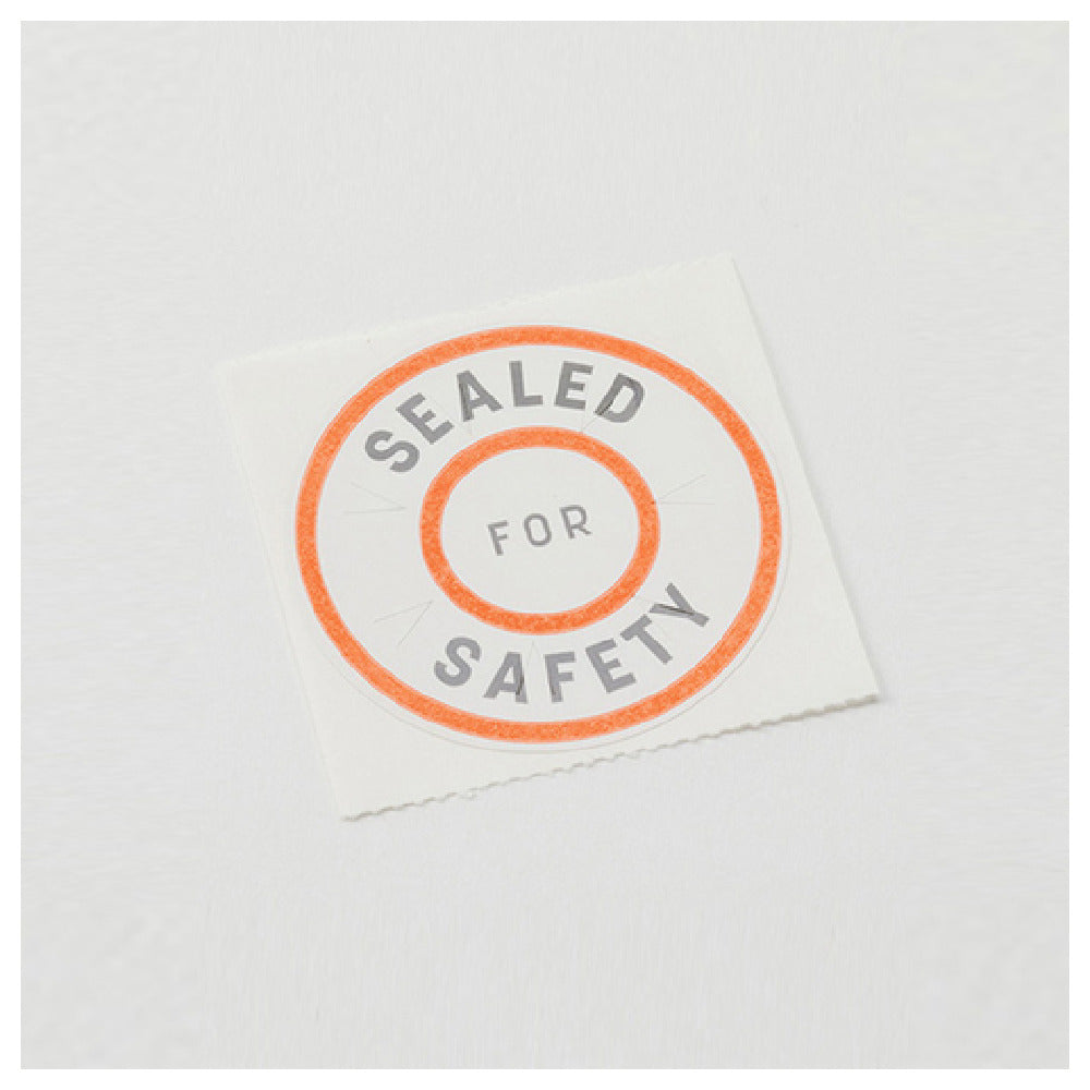 American Metalcraft DTSL1 Safety Seal Labels 1" Circle