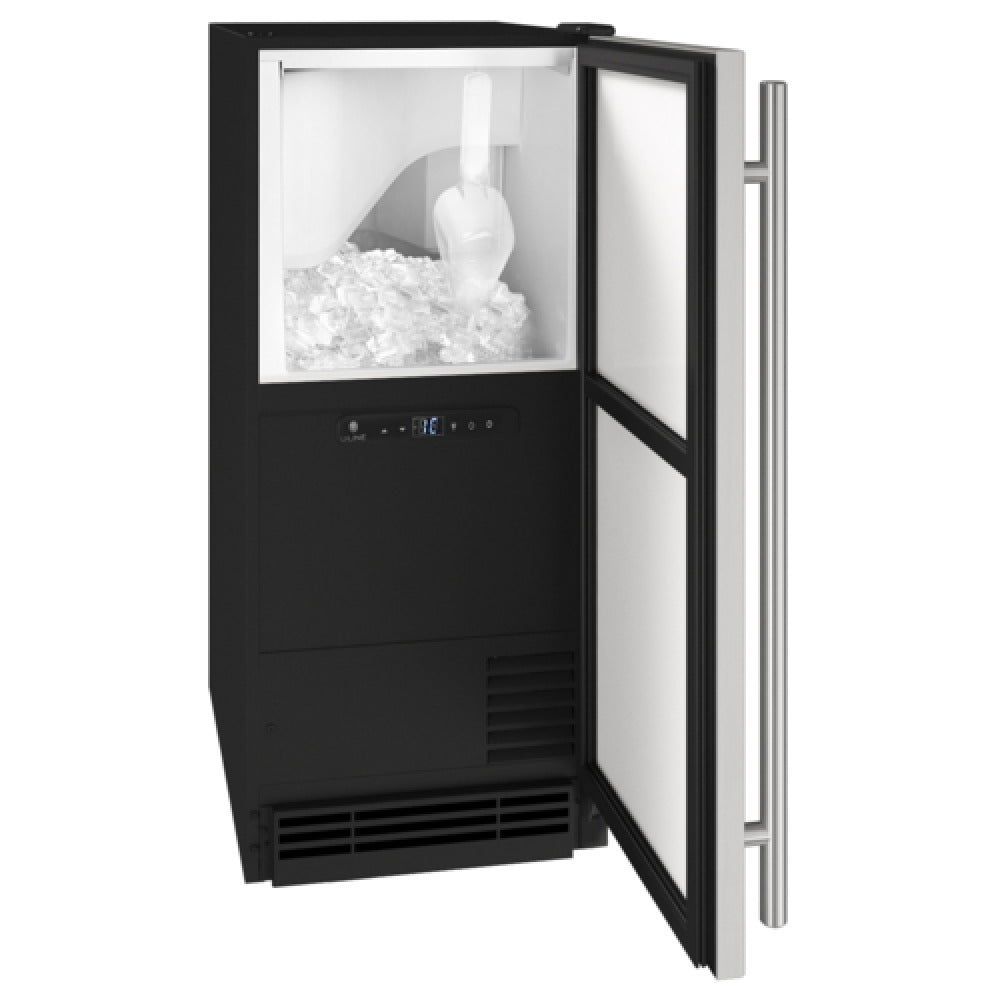 U-Line Corporation UHCL115-SS01A 1000 Series Clear Ice Maker With Bin