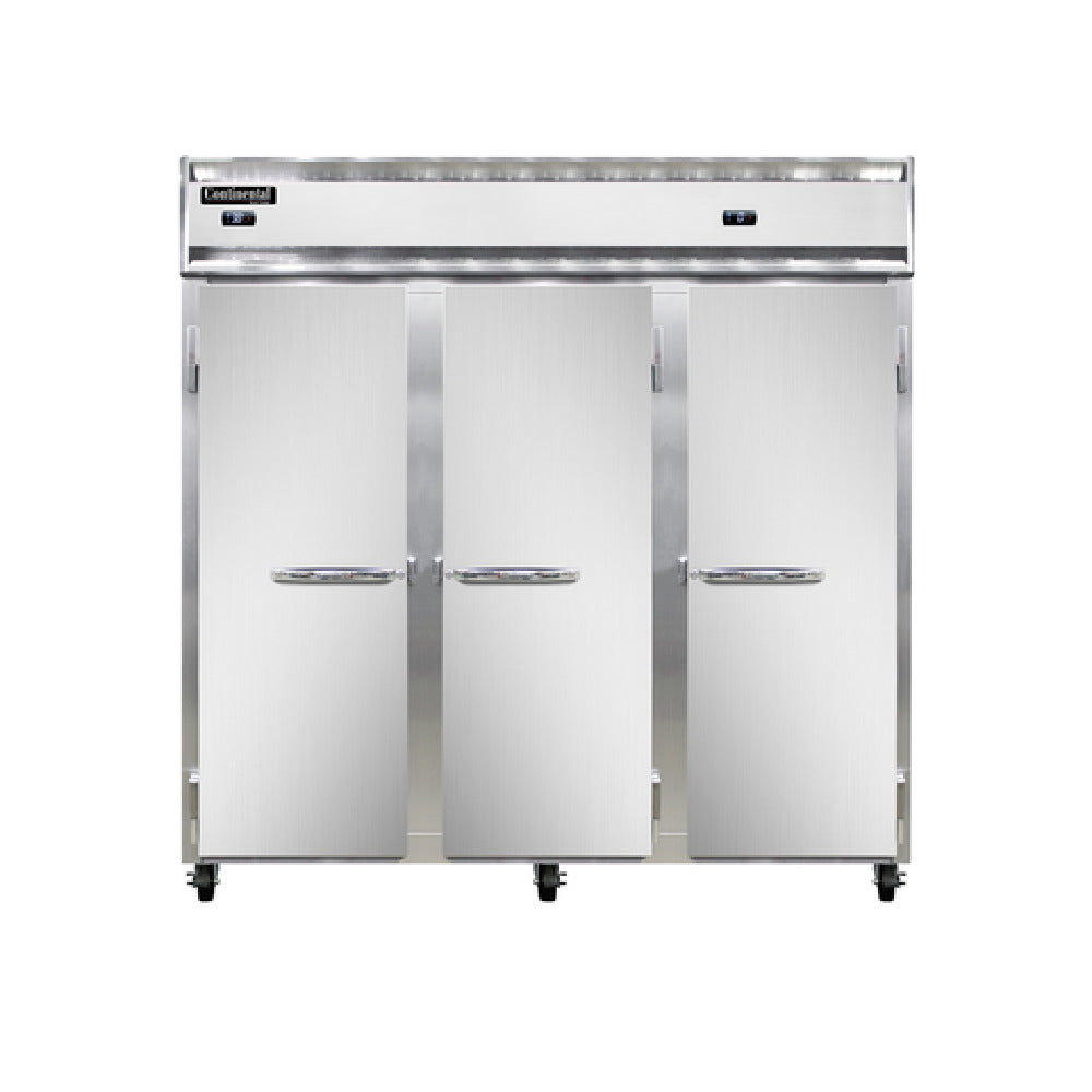Continental Refrigerator 3RFFNSA Refrigerator/Freezer Reach-in Three-section