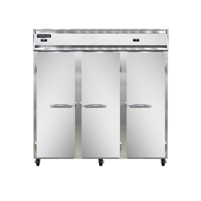 Continental Refrigerator 3RFFNSA Refrigerator/Freezer Reach-in Three-section