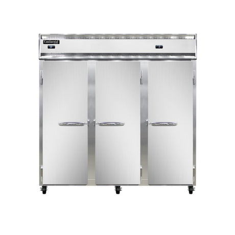Continental Refrigerator 3RFFNSS Refrigerator/Freezer Reach-in Three-section
