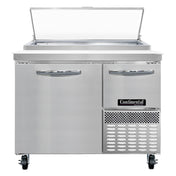 Continental Refrigerator PA43N Pizza Prep Table 43"W One-section