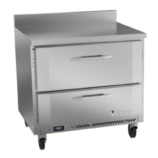 Victory VWFD36HC-2 Worktop Freezer Counter Powered By V-Core™ One-section