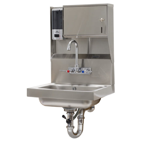 Advance Tabco 7-PS-80 Hand Sink Wall Mounted 14" Wide X 10" Front-to-back X 5" Deep Bowl