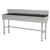 Advance Tabco 19-FM-96-F Multiwash Hand Sink With Stainless Steel Legs And Flanged Feet
