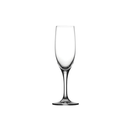 Steelite P67009 Flute Glass 6.75 Oz. (H 8-1/4" M 2-3/4" T 1.875" B 2-3/4") Crystalline
