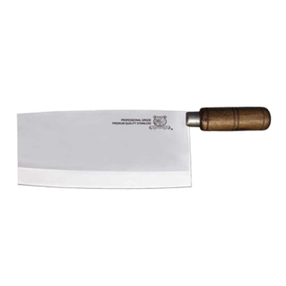 Omcan 10557 (10557) Premium Chinese Cleaver 8" Stainless Steel