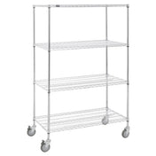 Hubert 75851 - Shelving Unit, Wire, Mobile