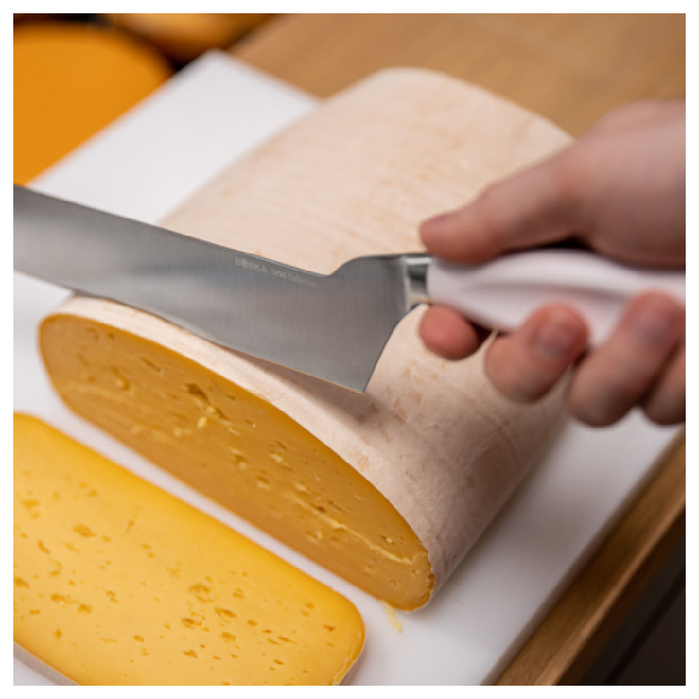 BOSKA 190021 - Boska Semi-hard Cheese Knife, 210mm White, 2.36''W X 13.77''D X 0.78''H