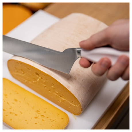 BOSKA 190021 - Boska Semi-hard Cheese Knife, 210mm White, 2.36''W X 13.77''D X 0.78''H