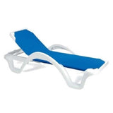 Grosfillex 99202006 Catalina Chaise Stackable With Arms