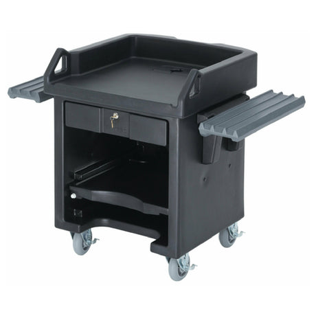 Cambro VCSWRHD110 Versa Cash Register Cart 52-3/4"L X 32"W X 43-3/4"H Lockable Center Drawer