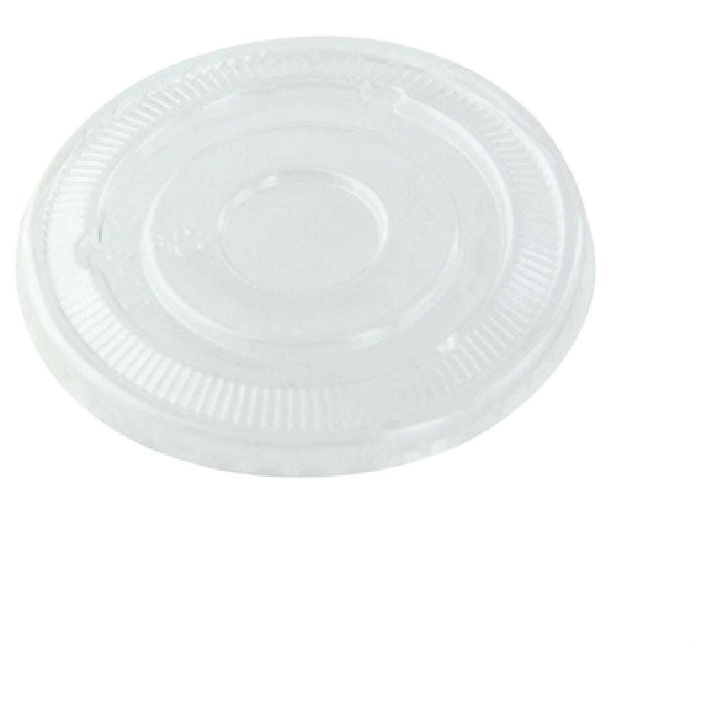 PacknWood 210GKL90L - Grab & Go Flat Lid, 3.54"dia. X 0.3"H, Without Hole