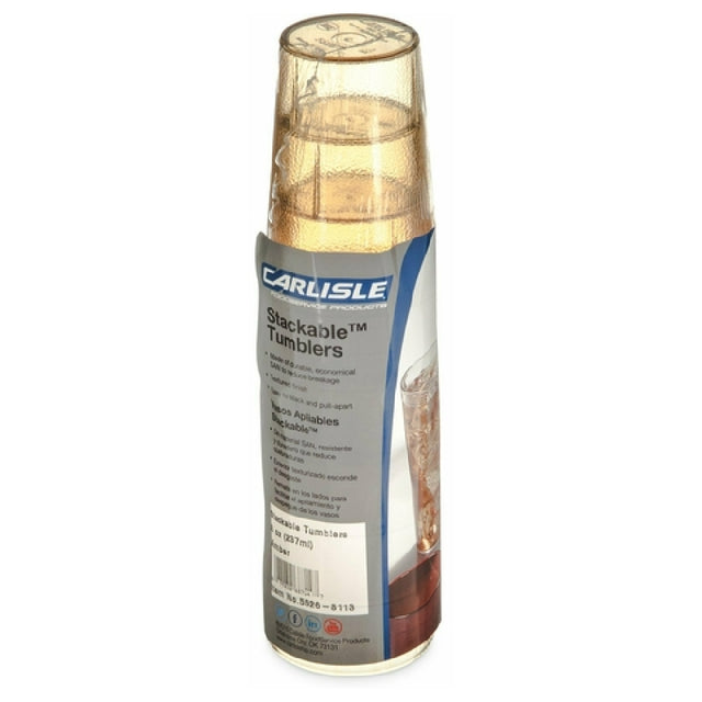 Carlisle 5212-8113 Carlisle Stackable™ Tumbler 12 Oz. (13.40 Oz. Flush Fill)