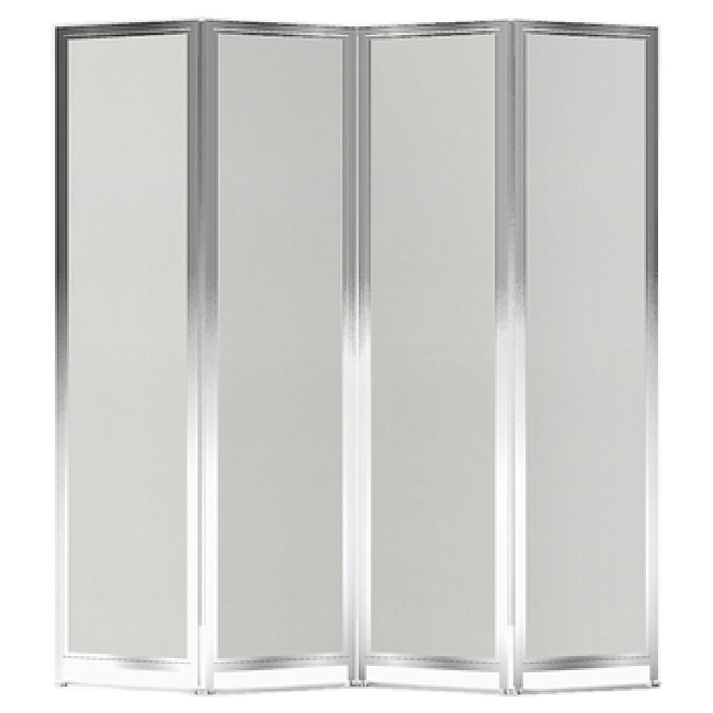 Forbes Industries 7853 Loft Series Mobile Partition (Executive) 72-1/2"L X 1"W X 78"H Open