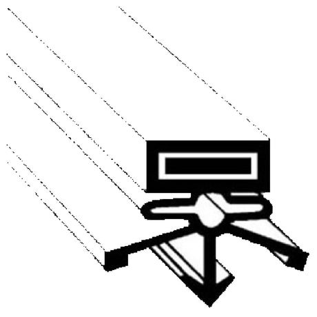 Franklin Machine Products 148-1045 Drawer Gasket 12-1/4" X 24-3/8" 4-sided