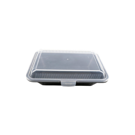 GET Enterprises EC-11-2X-BK/CL G.E.T Food Container 9"L X 6.5"W X 2.75"H Half-size