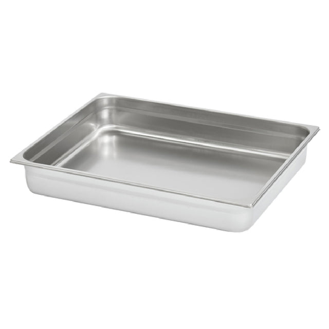 Vollrath V211001 2/1 GN Food Pan 25-5/8" X 20-7/8" X 4" Deep 22 Gauge