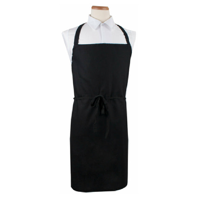 John Ritzenthaler Company CLWBABK Ritz® Chef's Line® Bib Apron 36" X 34" Long 14" Neckline