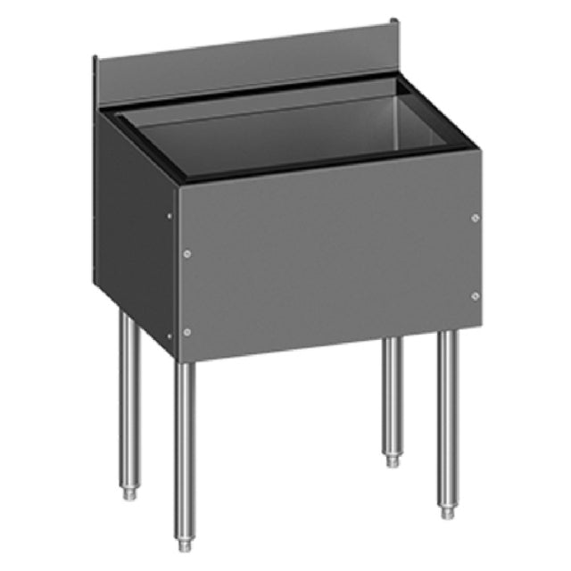 Glastender C-IBA-30-CP10-ED CHOICE Extra Deep Underbar Ice Bin With Built-in 10-circuit Cold Plate