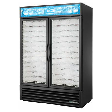 True Refrigeration GDIM-49NT-HC~TSL01_BL Ice Merchandiser Two-section