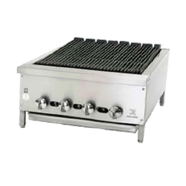 Jade Range JB-24_NAT Supreme™ Charbroiler Gas Countertop