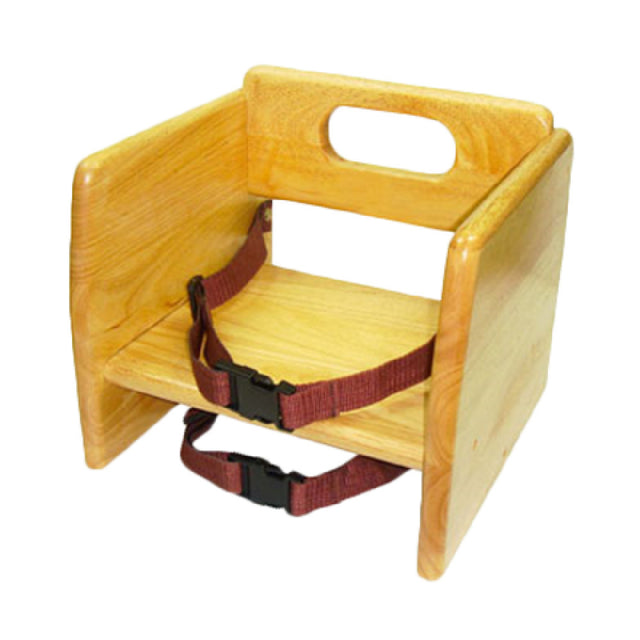 Thunder Group WDTHBS018A - Booster Seat, 11-4/5"W X 11-4/5"D X 10-5/8"H, Flippable For Seat Height