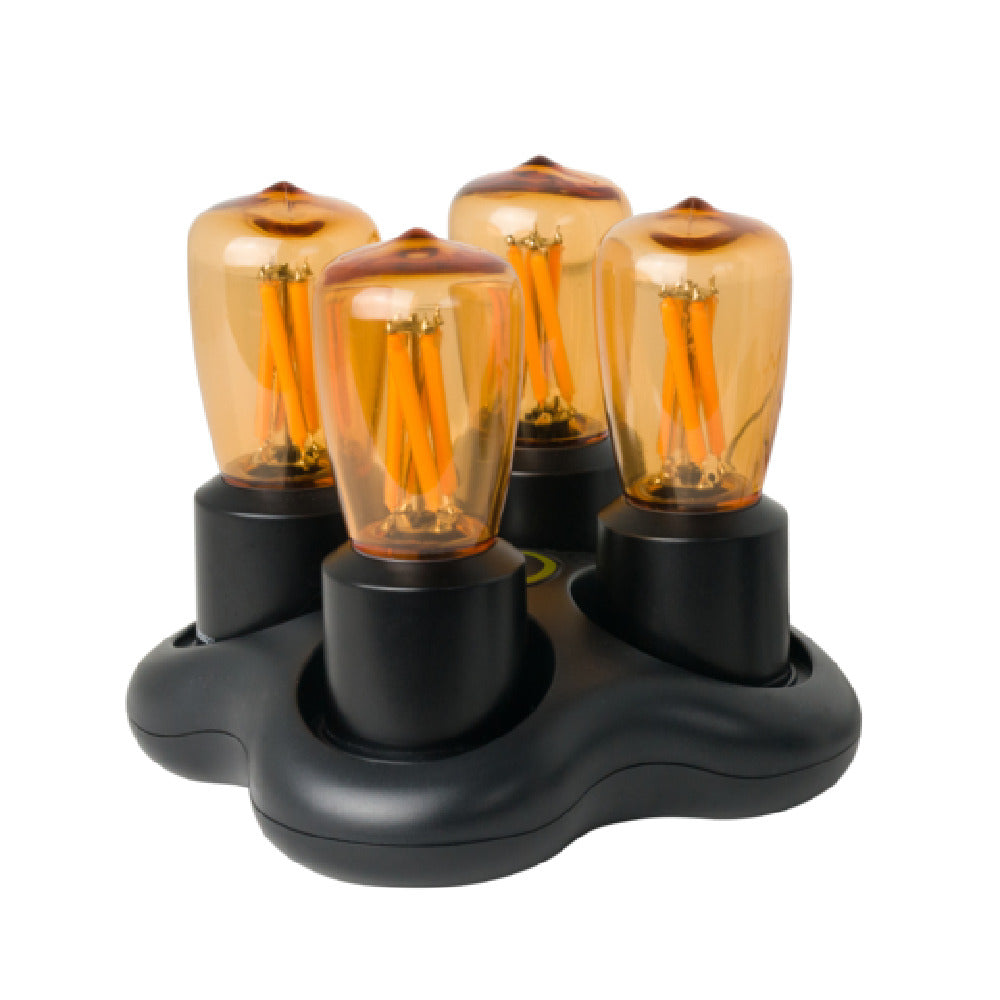 Hollowick HWHFRXB4SET Nexis® Wirless Edison Bulb Set Includes: (4) LED Bulbs With Magnetic Base