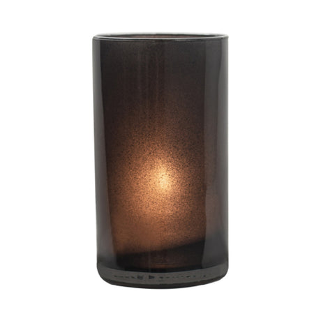 Hollowick 43517SM Satin Midnight Silo 5" Glass Cylinder 5"H X 2.63" Dia. (mm: 127 H X 67 Dia.)