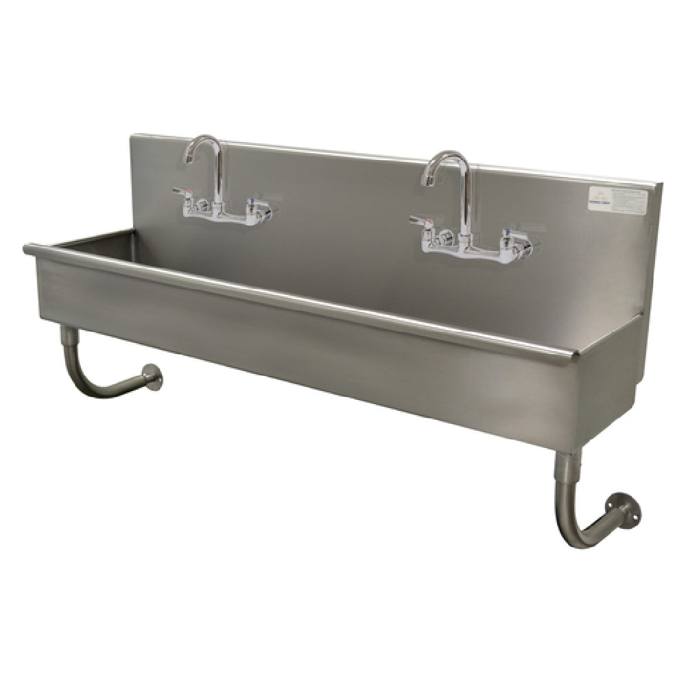 Advance Tabco 19-18-48-F Multiwash Hand Sink Wall Mounted Includes (2) Faucets