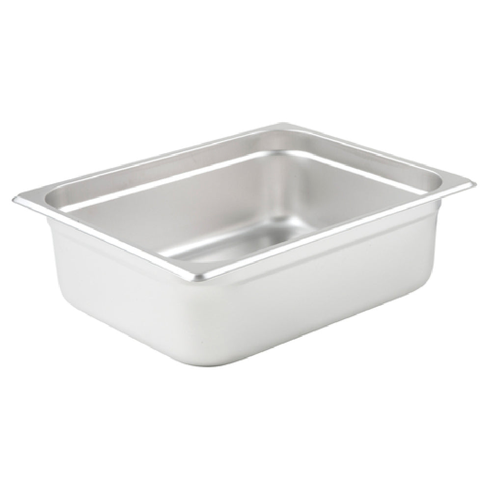 Winco SPJL-204 Steam Table Pan 1/2 Size 10-3/8" X 12-3/4" X 4" Deep