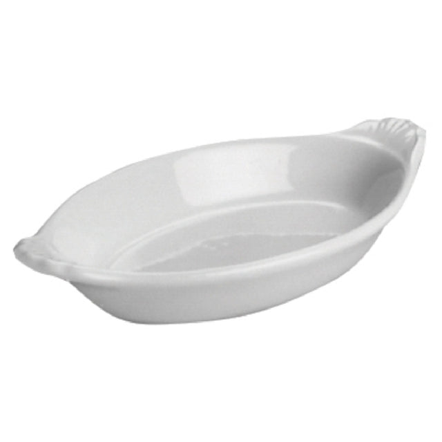 Steelite HL5210ABWA Rarebit Au Gratin 10 Oz. 9-1/4" X 5"