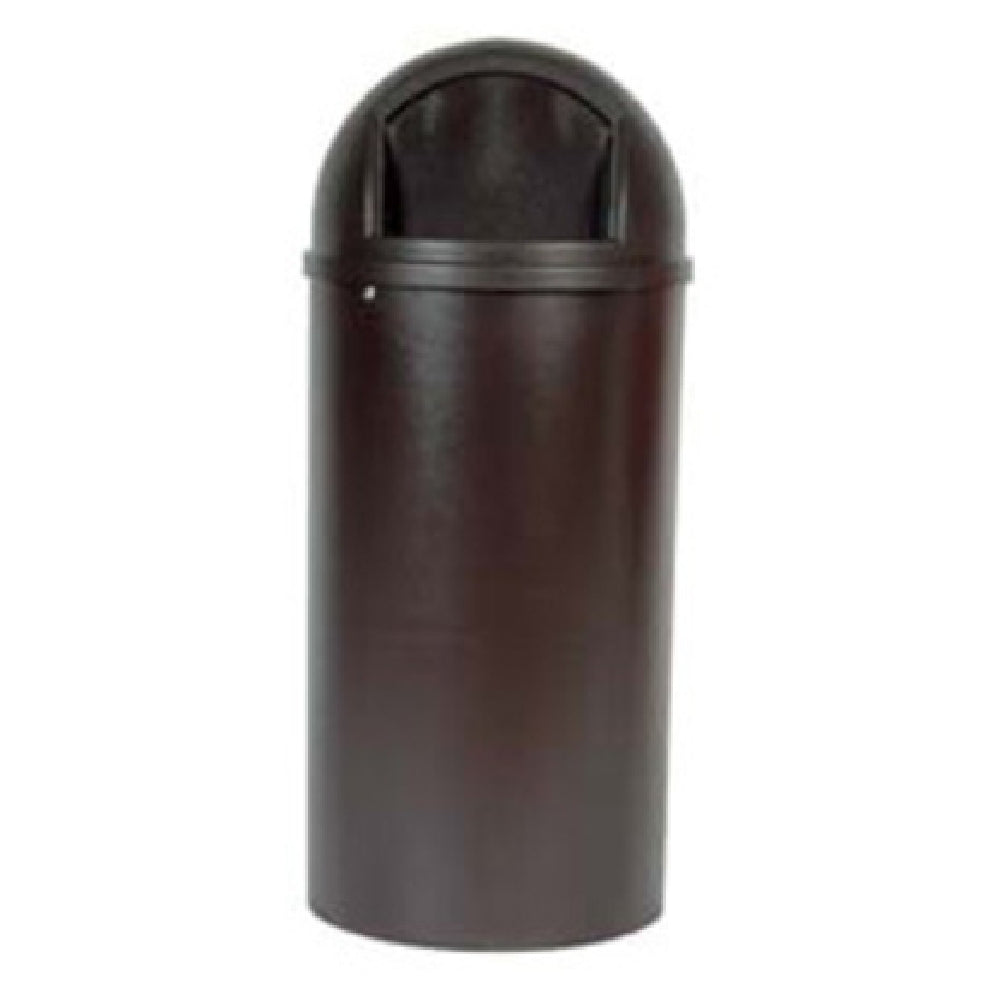 Rubbermaid FG816088BRN - Marshal® Classic Container, 15 Gallon, 15-3/8" Dia. X 36-1/2"H