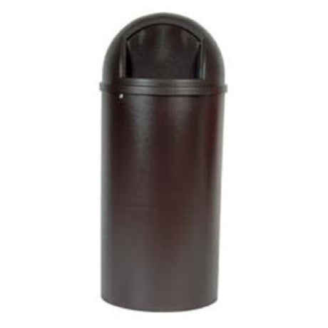 Rubbermaid FG816088BRN - Marshal® Classic Container, 15 Gallon, 15-3/8" Dia. X 36-1/2"H