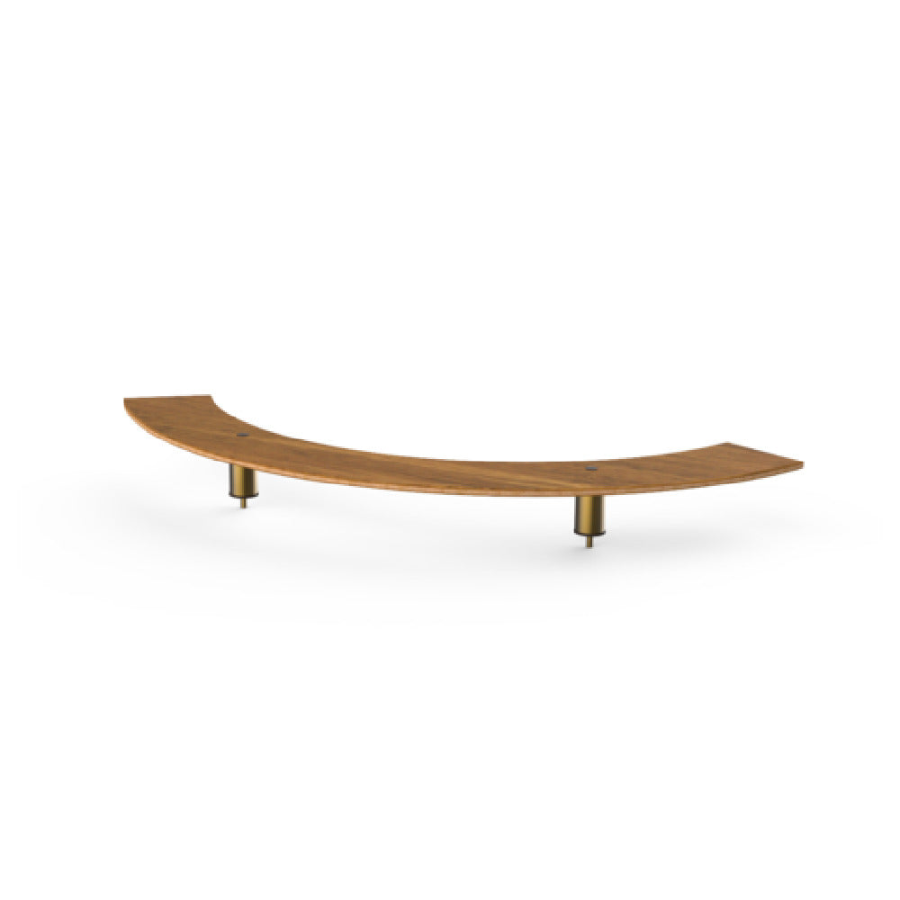 Steelite MGCIAF01BBXX - Curved Outer Shelf, 76.0" X 27.5" X 6.5", Modular