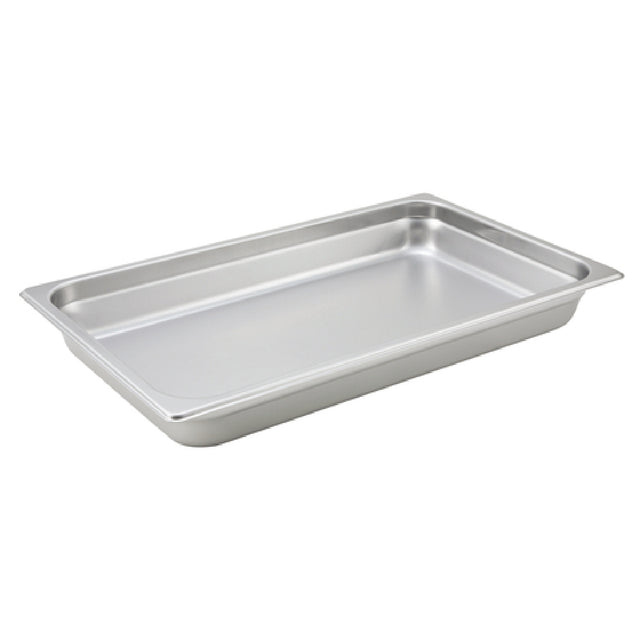 Winco SPJH-101 Steam Table Pan Full Size 20-3/4" X 12-3/4" X 1-1/4" Deep