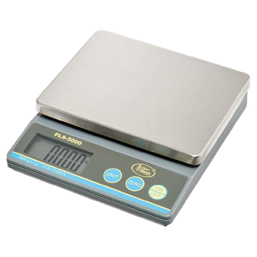 Yamato PLS-5000 Accu-Weigh® Lab/Portion Control Scale Digital 5000 G X 1 G / 11 Lb. X 0.002 Lb. / 175 Oz. X 0.05 Oz.