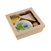 PacknWood KRAY228 - VIP Meal Kit, Includes: (300) 210KRAYB228 Kraft Box, (360) 210PC750V Green Buckets