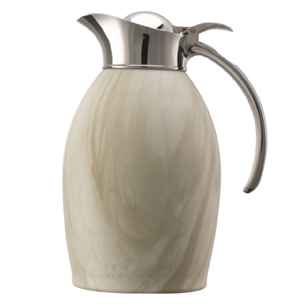 Service Ideas NIC10BSWM Service Ideas Nicollet Series Carafe Push Botton Lid Vacuum Insulated