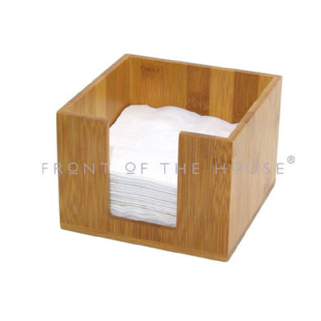 FOH BHO039BBB21 Buffetware Napkin Holder 5-1/2" X 5-1/2" X 4" Square
