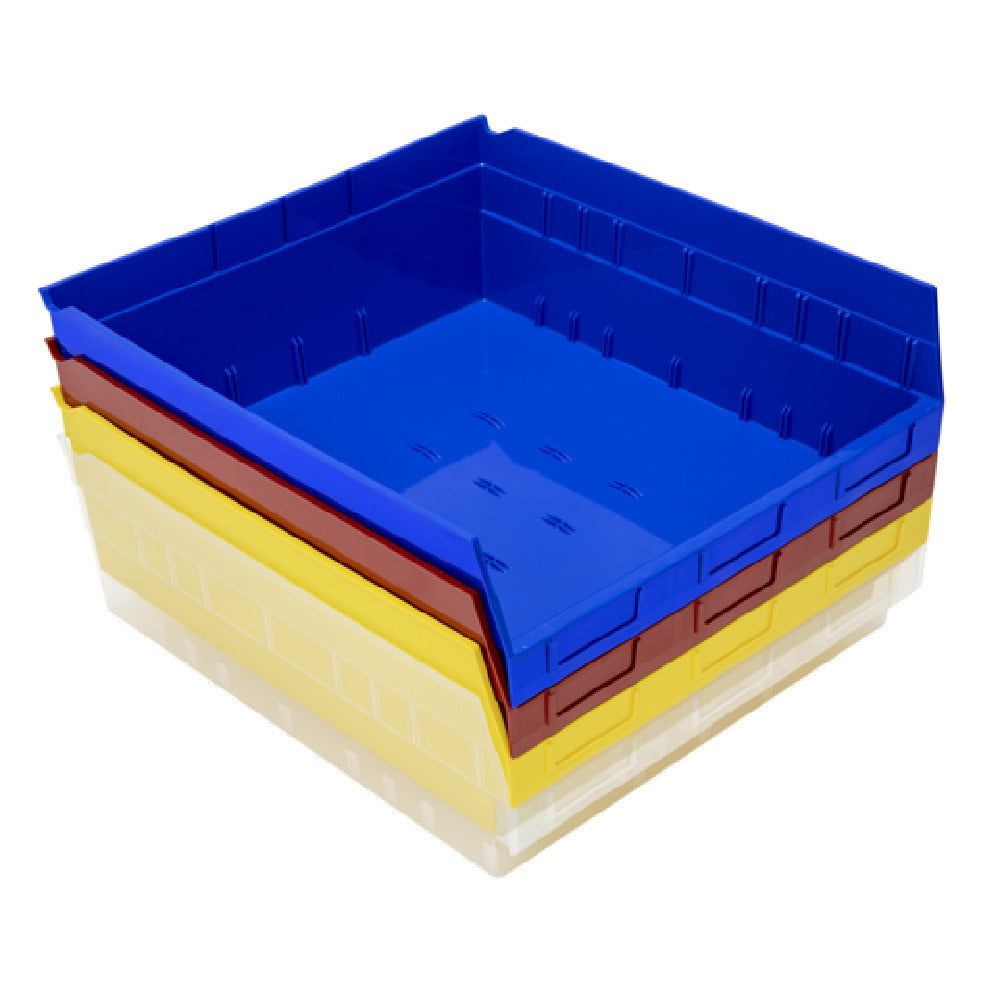Quantum QSB222CS_BLUE - Economy Shelf Bin, Nesting, 16-1/2"W X 17-7/8"L X 6"H