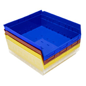 Quantum QSB222CS_BLUE - Economy Shelf Bin, Nesting, 16-1/2"W X 17-7/8"L X 6"H