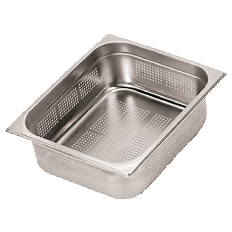 Paderno 14205-10 Hotel Food Pan 1/2 Size 6-3/8 Qt.