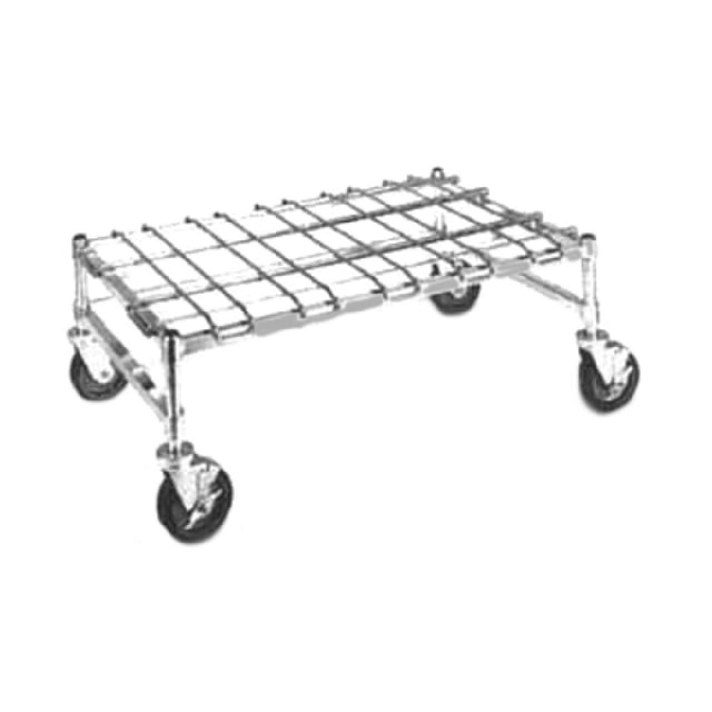 Metro MHP33C Dunnage Rack Mobile 36"W X 18"D (2) Swivel & Swivel/brake Casters