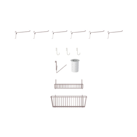 Metro SWA-SINK1-K4 - SmartWall Accessory Kit #1, For Sinks, Metroseal Gray Finish